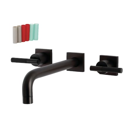 Kingston Brass KS6025CKL Wall Mount Tub Faucet, Oil Rubbed Bronze KS6025CKL